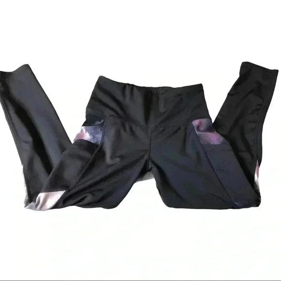 BSP Womens Active High Rise Waist, Cloud print,  with pockets - Picture 9 of 13